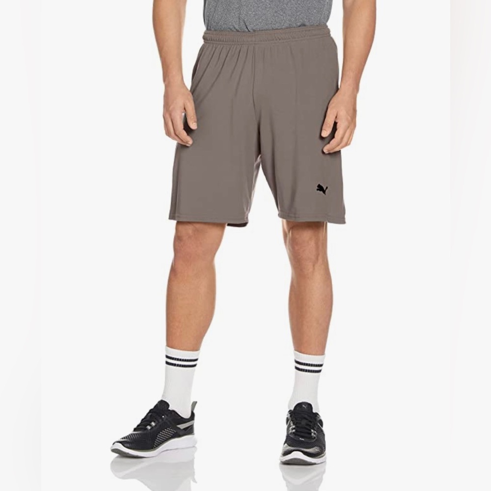 Puma Men’s DryCell LIGA Core Trainjng Shorts Running Sportswear Gray Size 2XL